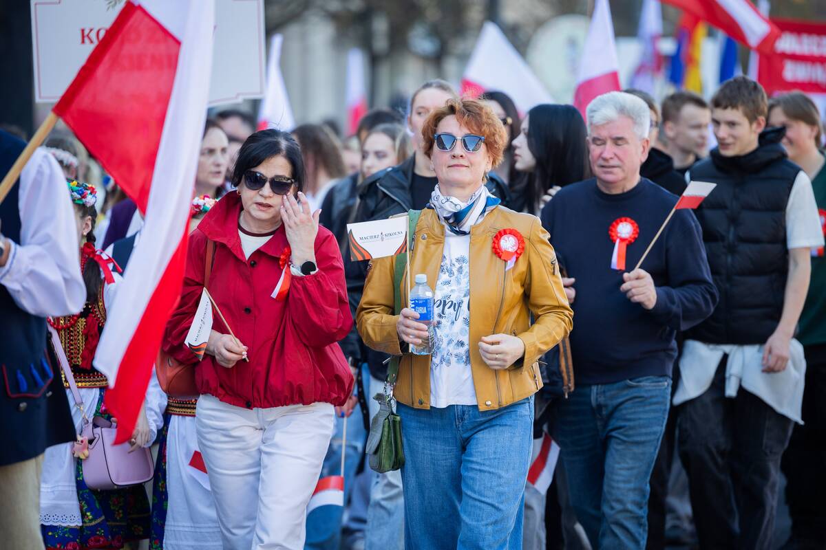 Vilniaus gatvėse – tradicinė Lietuvos lenkų sąjungos organizuojama eisena