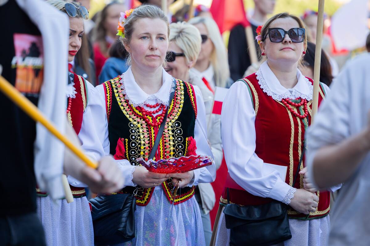 Vilniaus gatvėse – tradicinė Lietuvos lenkų sąjungos organizuojama eisena