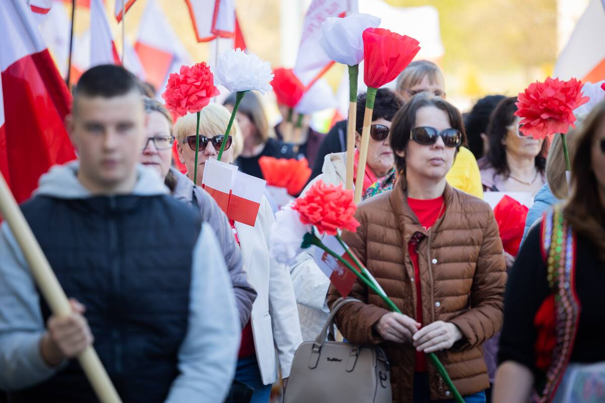 Vilniaus gatvėse – tradicinė Lietuvos lenkų sąjungos organizuojama eisena
