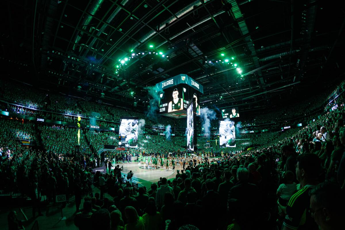 
<span>Bilietai išgraibstyti per kelias valandas – „Žalgirio“ arena ruošiasi dar vienam mūšiui</span>
