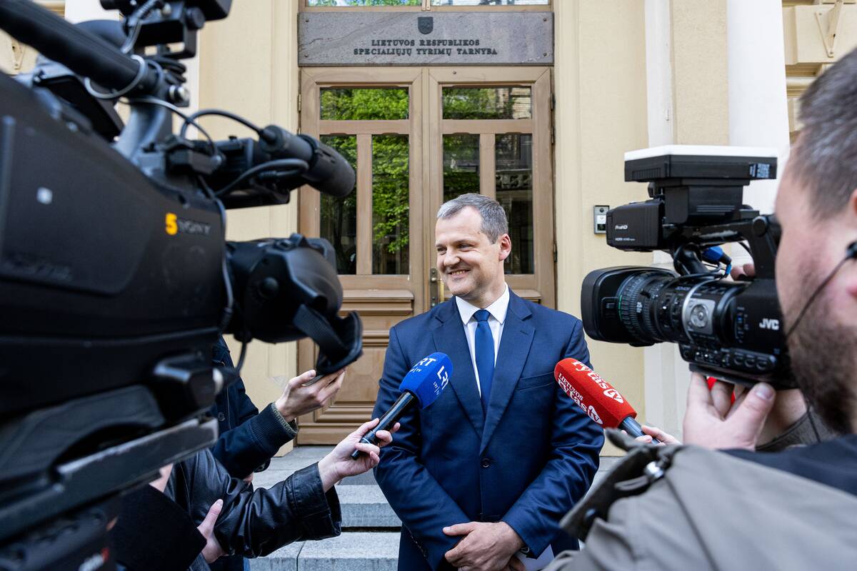 Gintautas Paluckas atvyko į STT