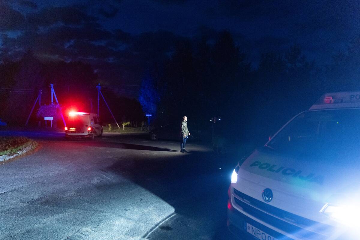 Utenos rajone rastas nukritęs dronas