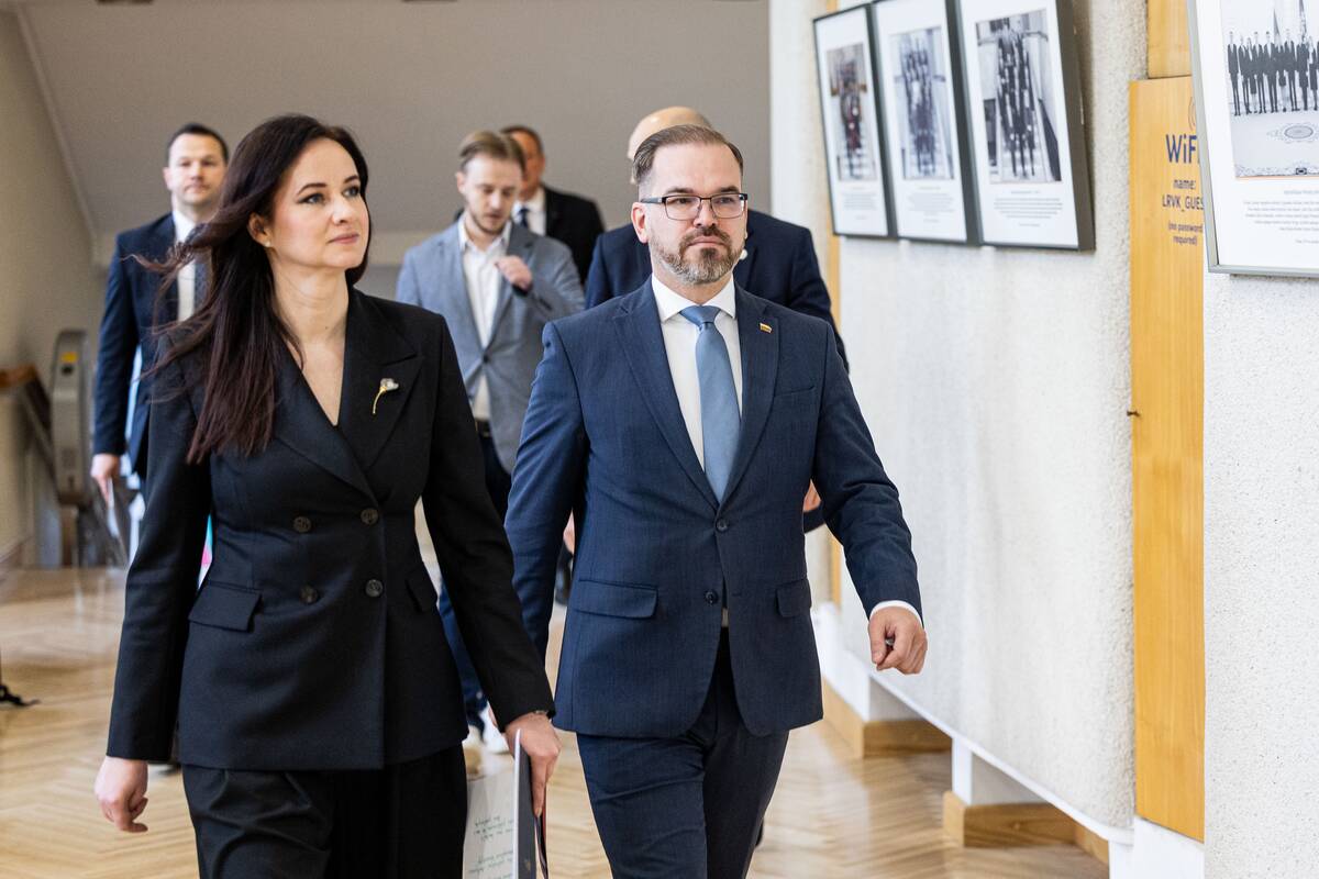 Ruginienė susitiko su ministrais dėl Registrų centro