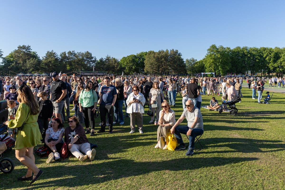 Kauno „Rubininio“ choro pasirodymas Santakos parke