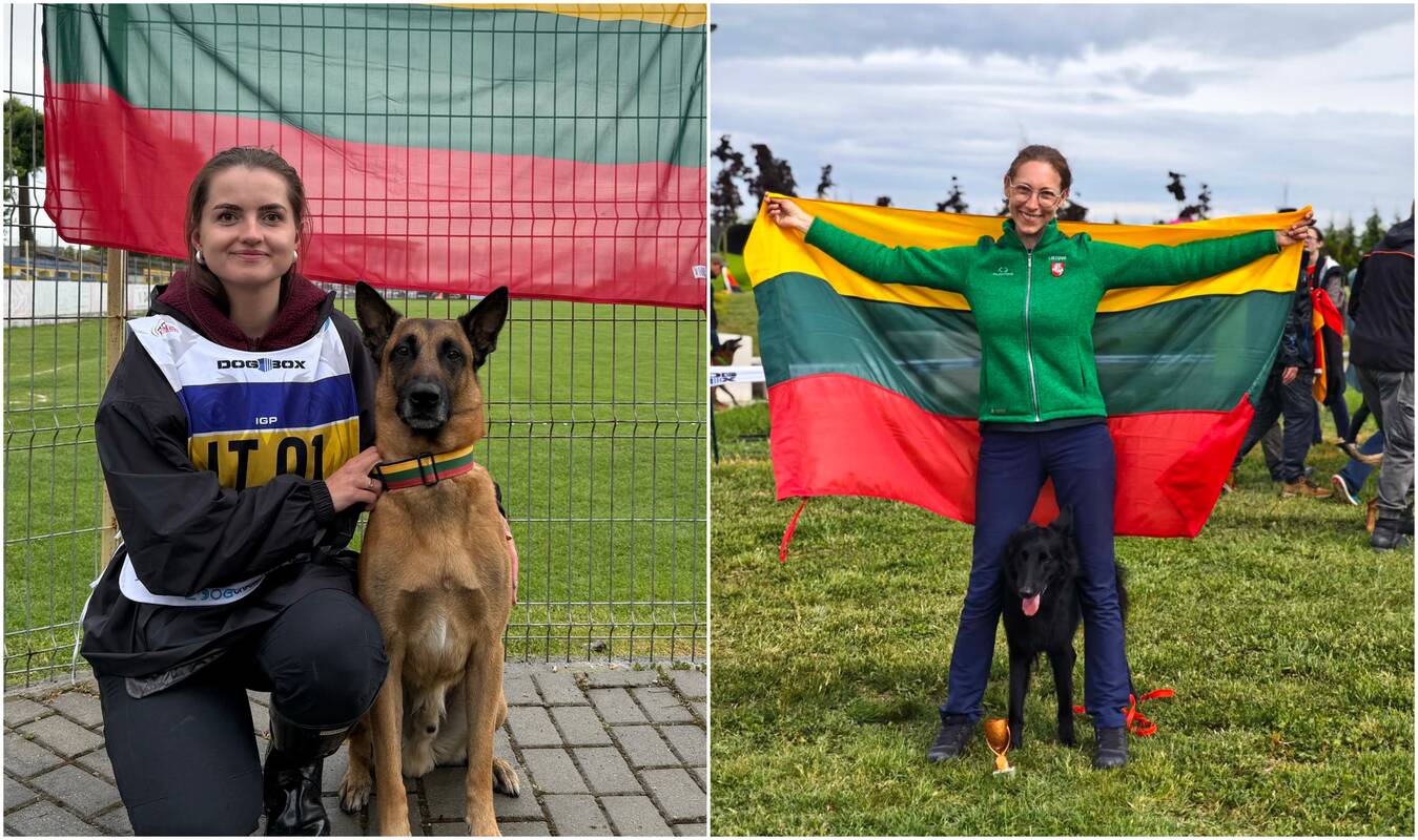 Sėkmė: čempionatas Rumunijoje Lietuvos sportininkams, belgų aviganių mylėtojams, buvo labai sėkmingas – į Lietuvą buvo parvežta bronza.