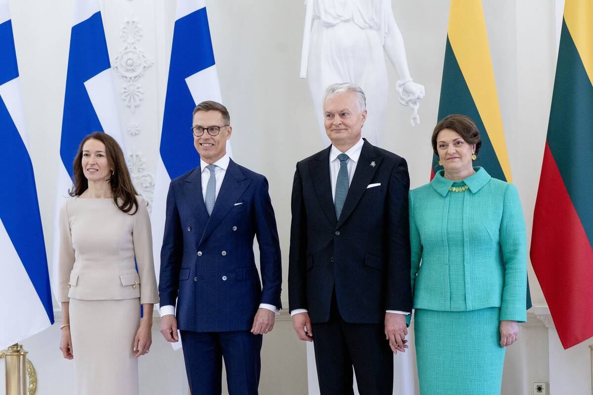 Suomijos prezidentas lankosi Lietuvoje