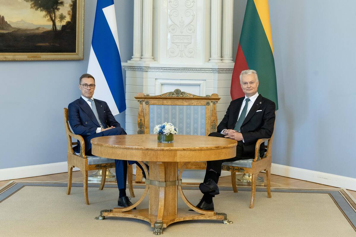 Suomijos prezidentas lankosi Lietuvoje