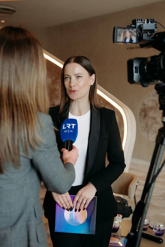 „Mamma Mia!“ spaudos konferencija Klaipėdoje