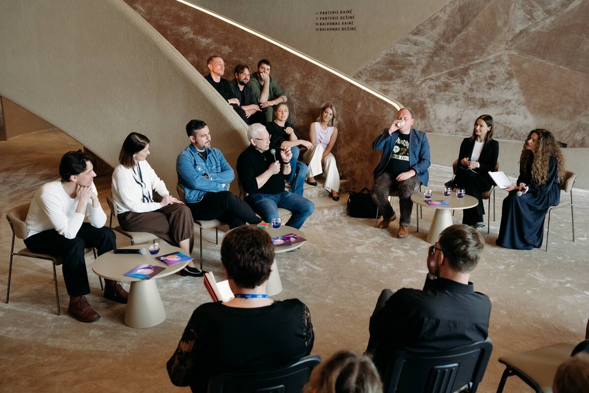 „Mamma Mia!“ spaudos konferencija Klaipėdoje