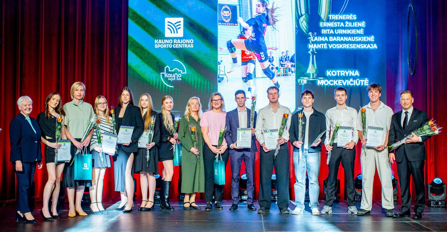 Šventė: Kauno rajono sporto centre vyko iškilmingas sportininkų apdovanojimų vakaras.