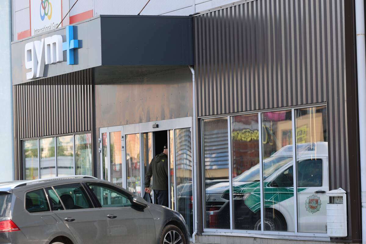 Sporto klube „Gym+“ apvogtas žmogus