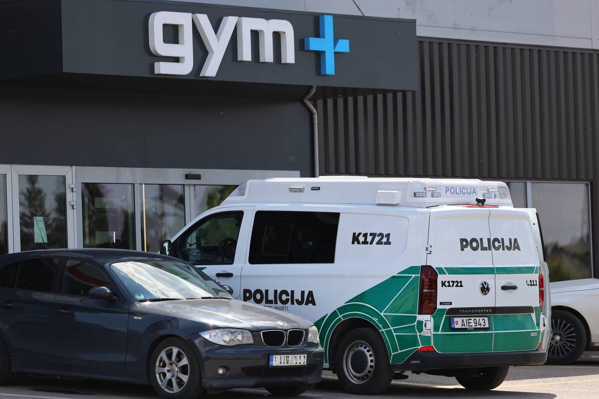 Sporto klube „Gym+“ apvogtas žmogus