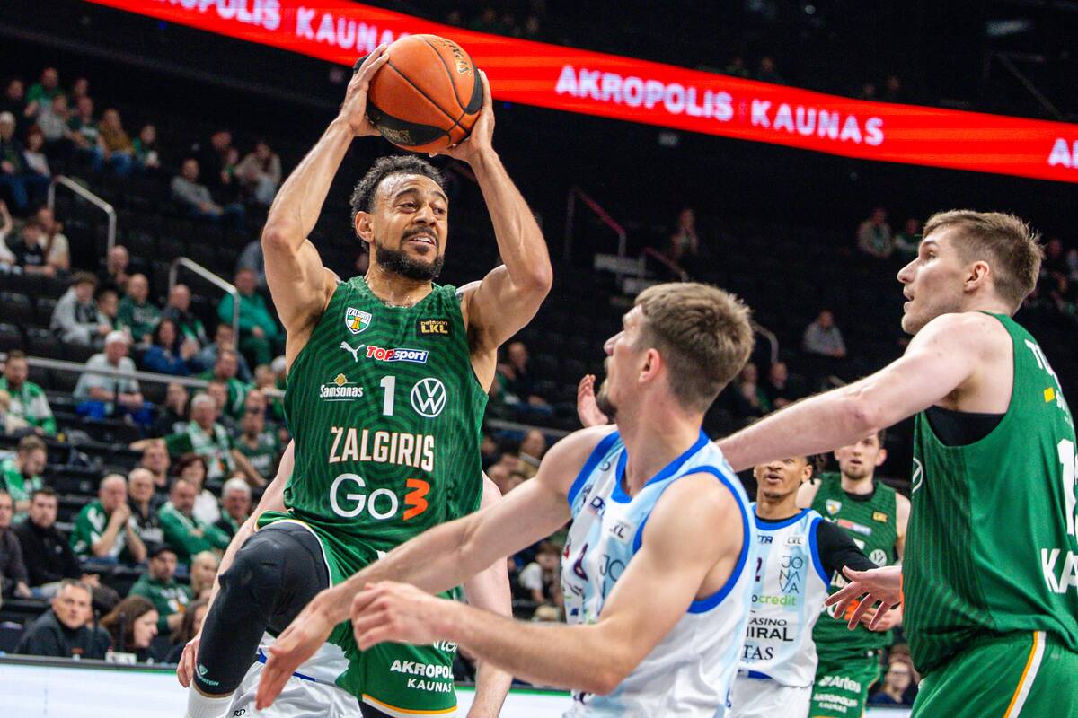 LKL ketvirtfinalis: „Žalgiris“ – „Jonava“