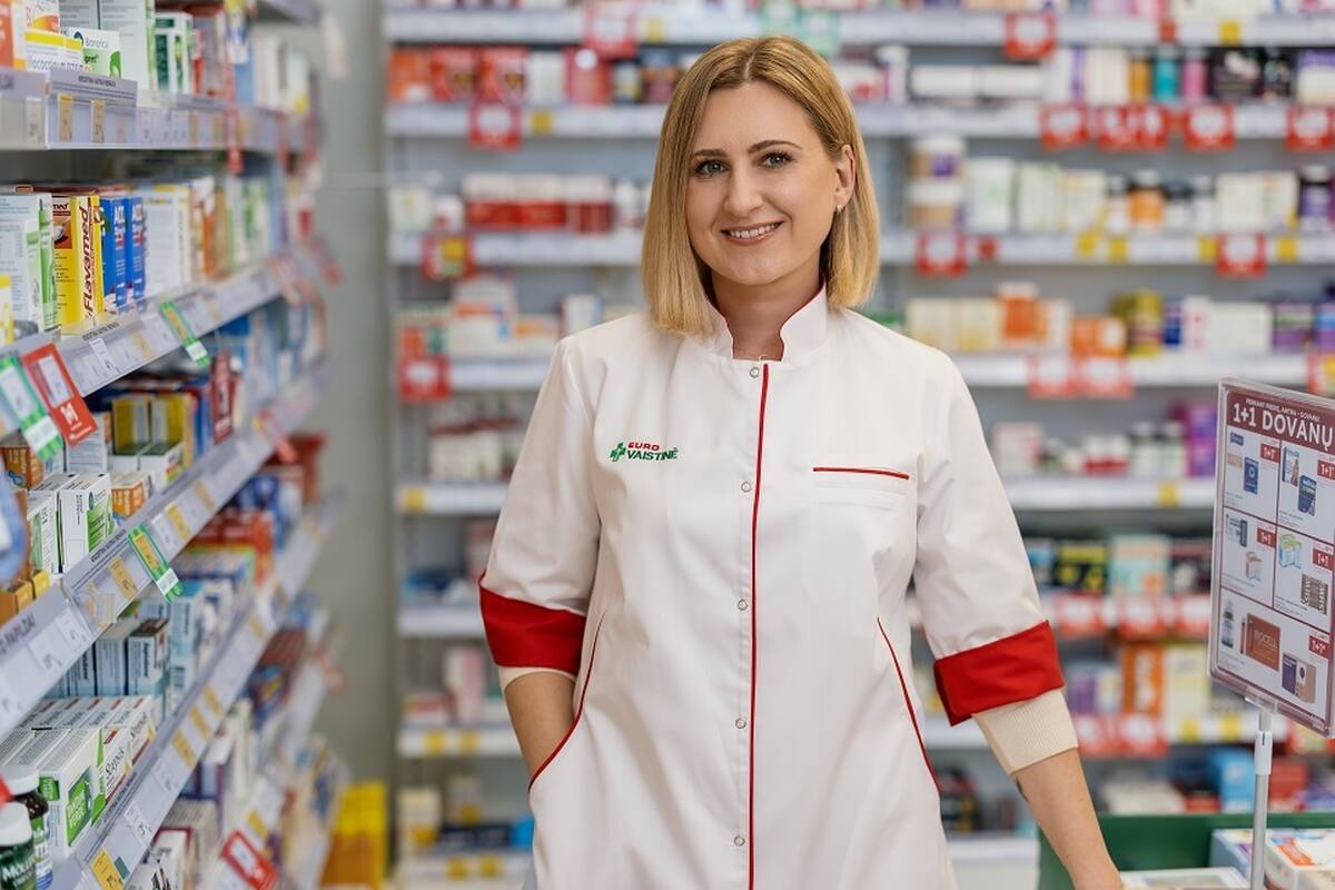 „Eurovaistinės“ vaistininkė Vaida Petrauskienė