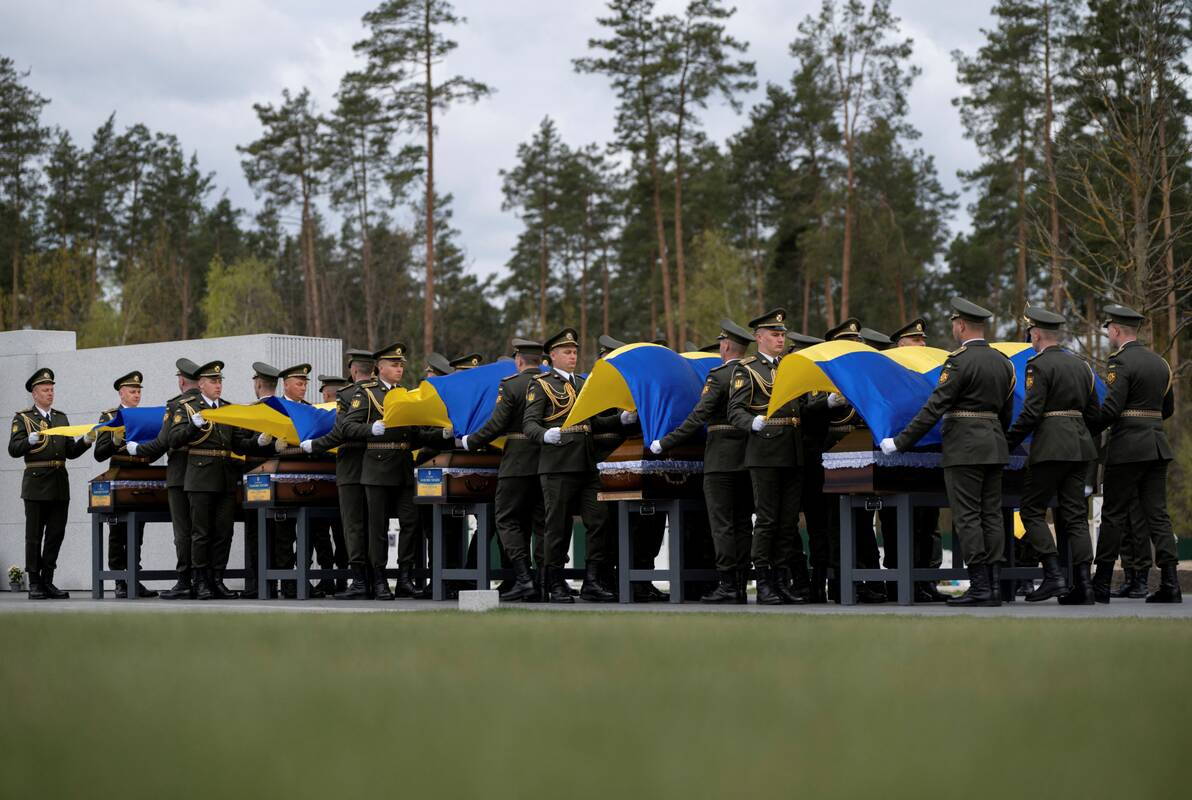 
<span>Iš Rusijos į Ukrainą grąžinti 528 žuvusių karių kūnai</span>
