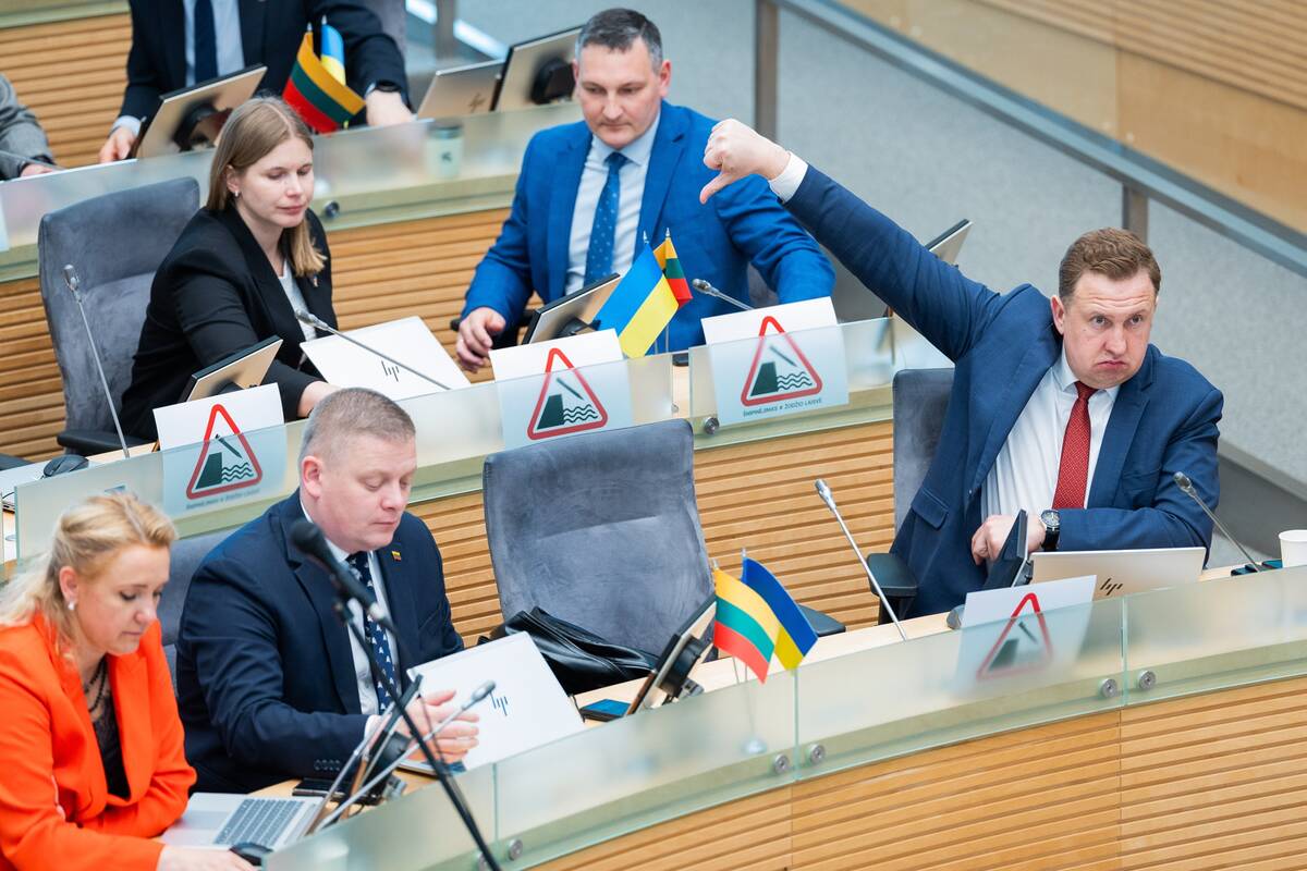 
<span>Parlamentarai pritarė LRT valdyseną keičiančioms pataisoms, iki priėmimo liko vienas balsavimas</span>
