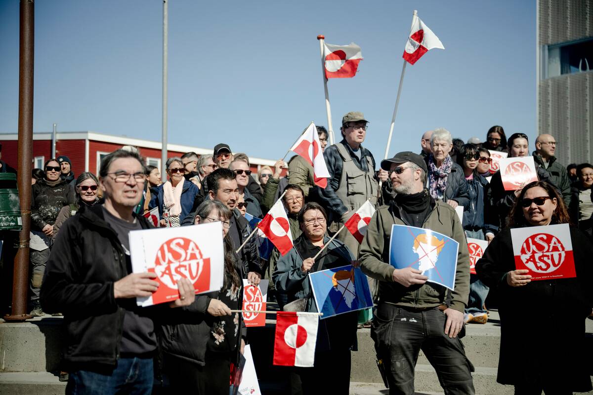 
<span>Grenlandiečiai protestavo prie JAV konsulato naujojo biuro</span>
