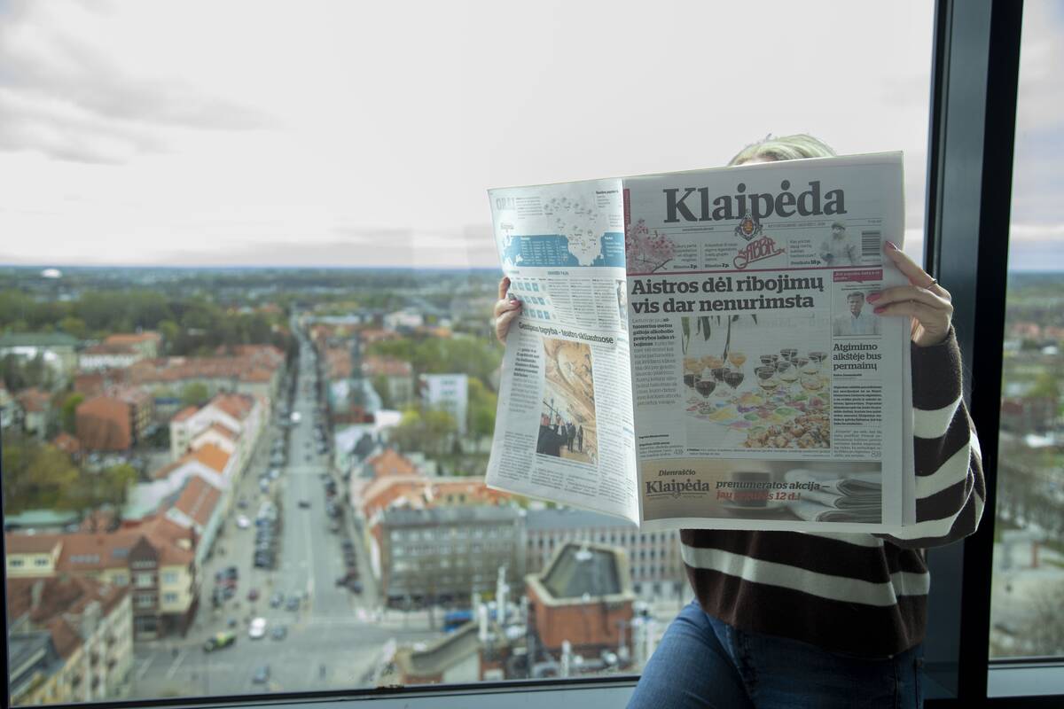 Akcija: visi Klaipėdoje ir rajone gyvenantys skaitytojai kviečiami įsigyti dienraščio „Klaipėda“ prenumeratą.