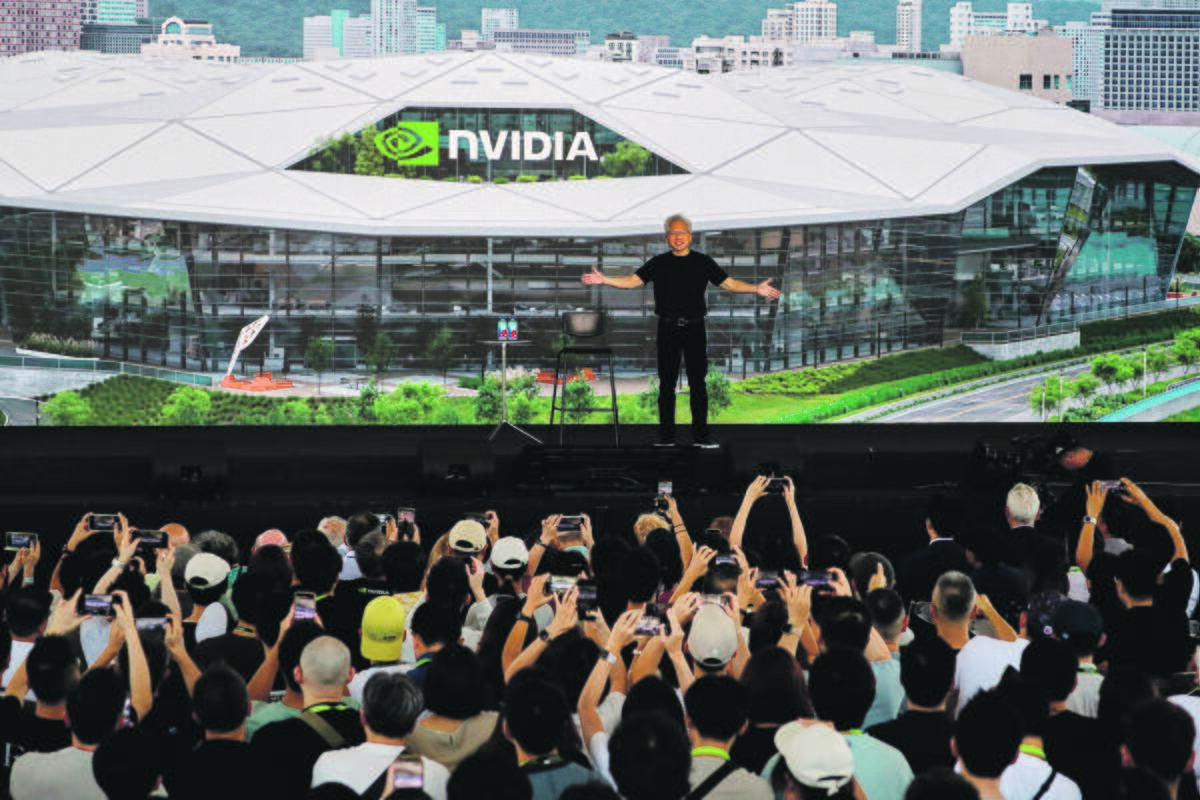 Plėtra:  šią savaitę J. Huangas oficialiai pristatė futuristinį naujojo regioninio centro Taivane „Constellation Nvidia“ projektą ir paskelbė apie dešimtkart didinamas investicijas saloje.