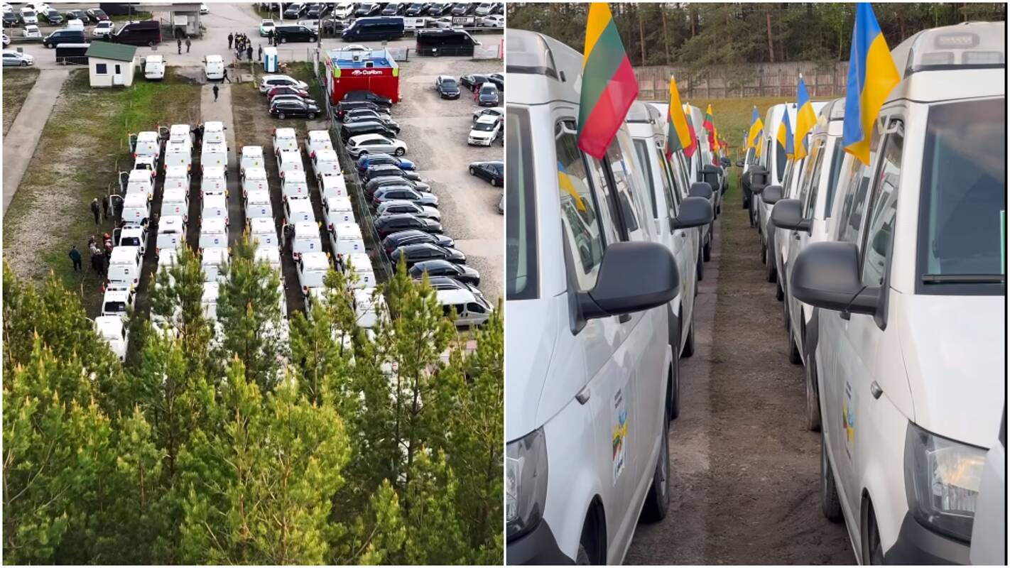 
<span>„Mes tai padarėme“: Lvive – net 79 Lietuvos policijos automobiliai</span>
