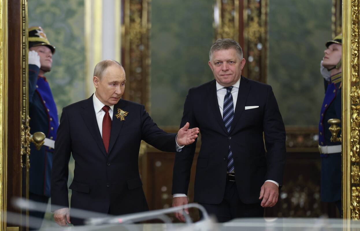 
<span>Putinas Kremliuje priėmė Slovakijos premjerą</span>

