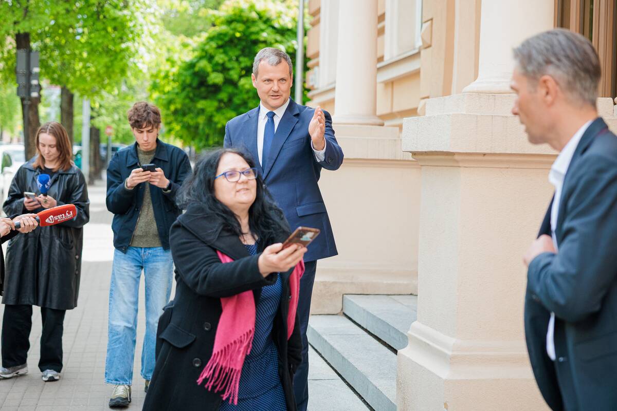 Gintautas Paluckas atvyko į STT