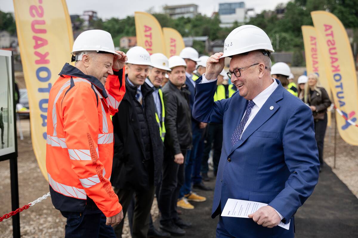 M. K. Čiurlionio koncertų centro kapsulės įkasimas