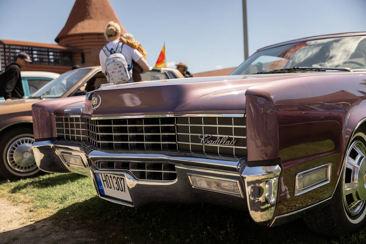 Klasikinių automobilių paroda prie Kauno pilies