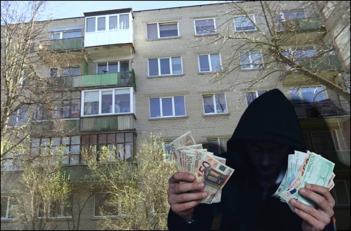 
<span>Pervedė beveik 80 tūkst. eurų: liko ir be buto, ir be pinigų</span>
