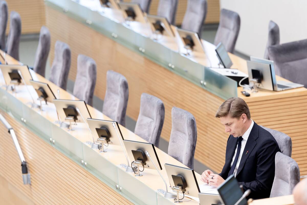 Seimas balsuoja dėl Mindaugo Sinkevičiaus skyrimo premjeru
