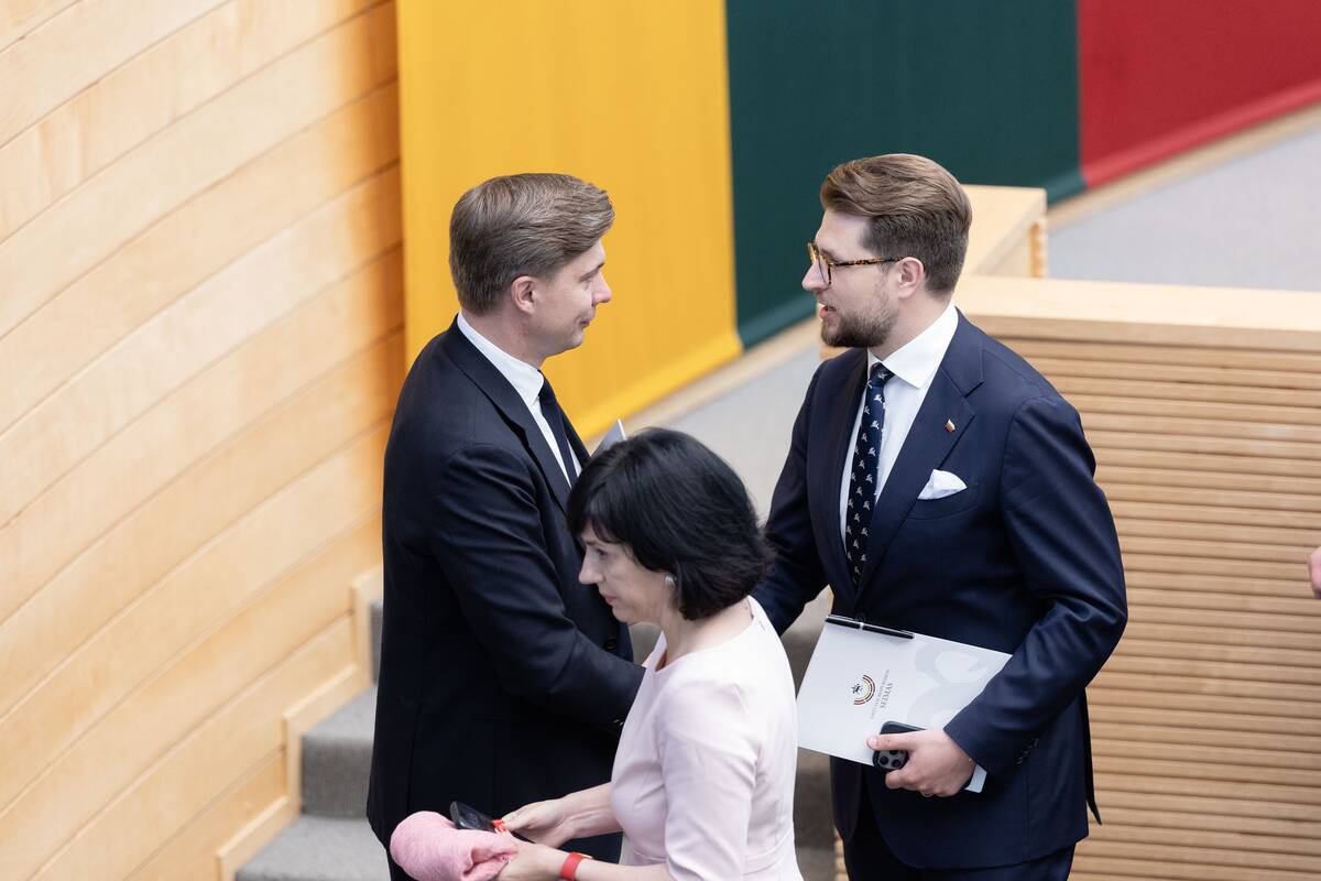 Seimas balsuoja dėl Mindaugo Sinkevičiaus skyrimo premjeru