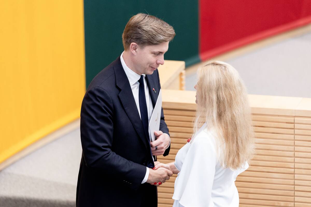 Seimas balsuoja dėl Mindaugo Sinkevičiaus skyrimo premjeru