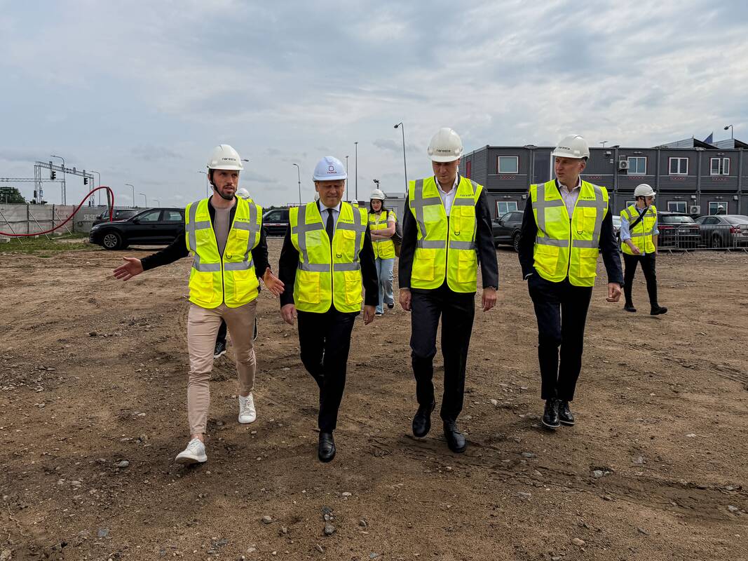 Nacionalinio stadiono statybvietės pristatymas