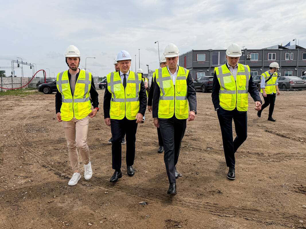 Nacionalinio stadiono statybvietės pristatymas