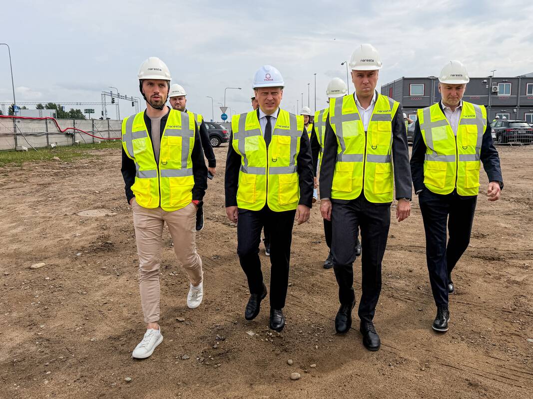 Nacionalinio stadiono statybvietės pristatymas