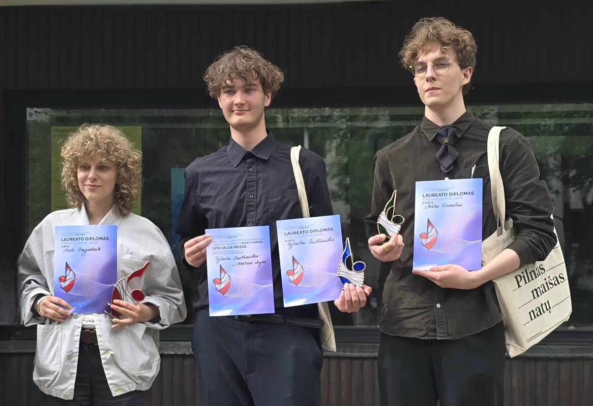
<span>Jaunųjų Klaipėdos kompozitorių triumfas Vilniuje: visos prizinės vietos – uostamiesčio talentams</span>
