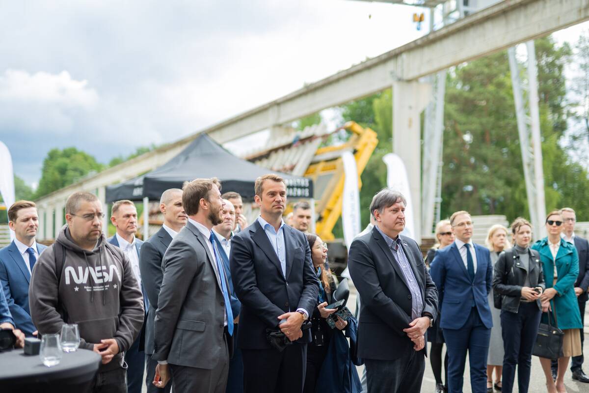  „Rail Baltica“ geležinkelio iešmų gamybos pristatymas