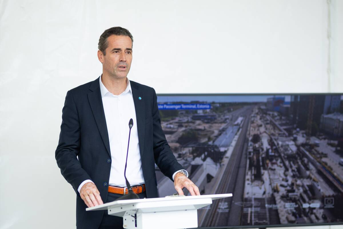 „Rail Baltica“ geležinkelio iešmų gamybos pristatymas