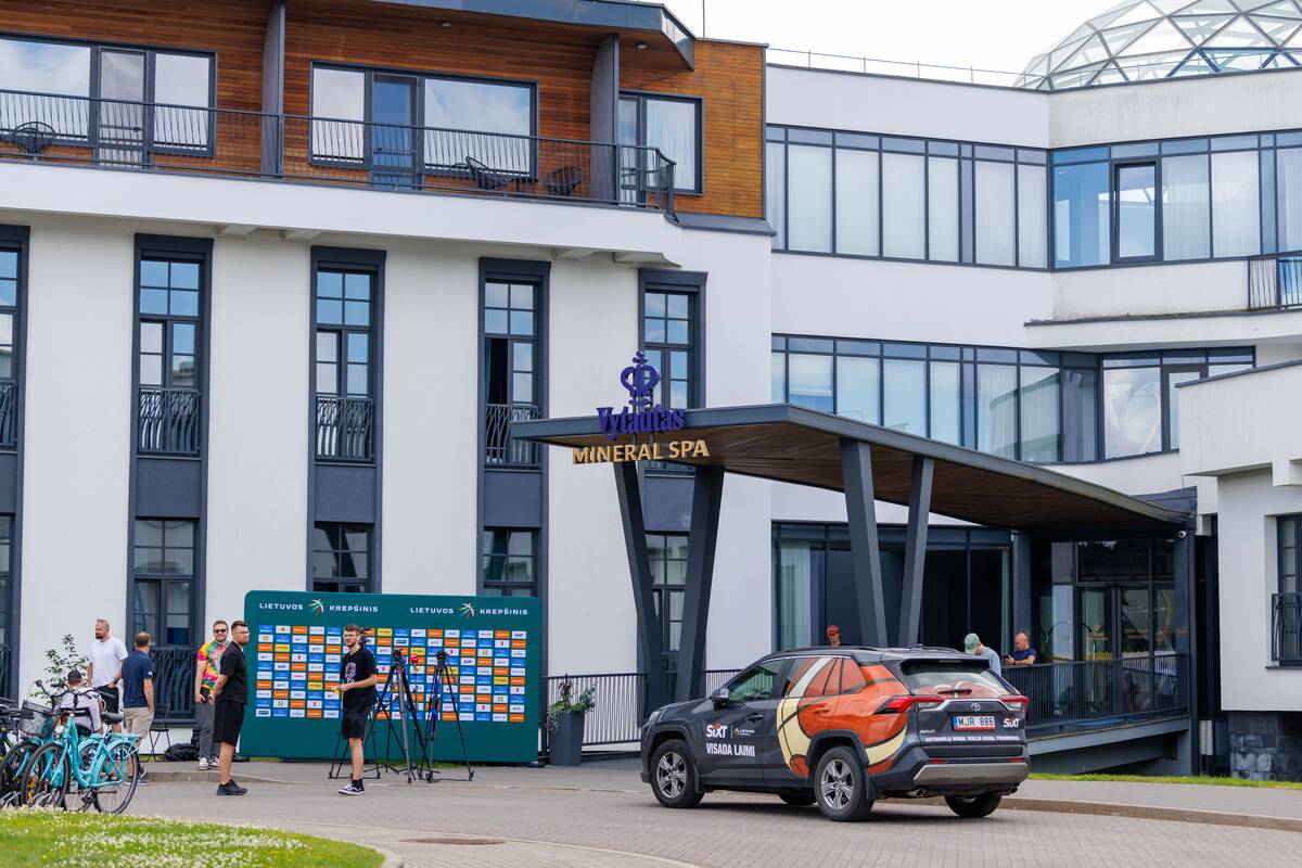 Lietuvos vyrų krepšinio rinktinė atvyko į stovyklą Birštone