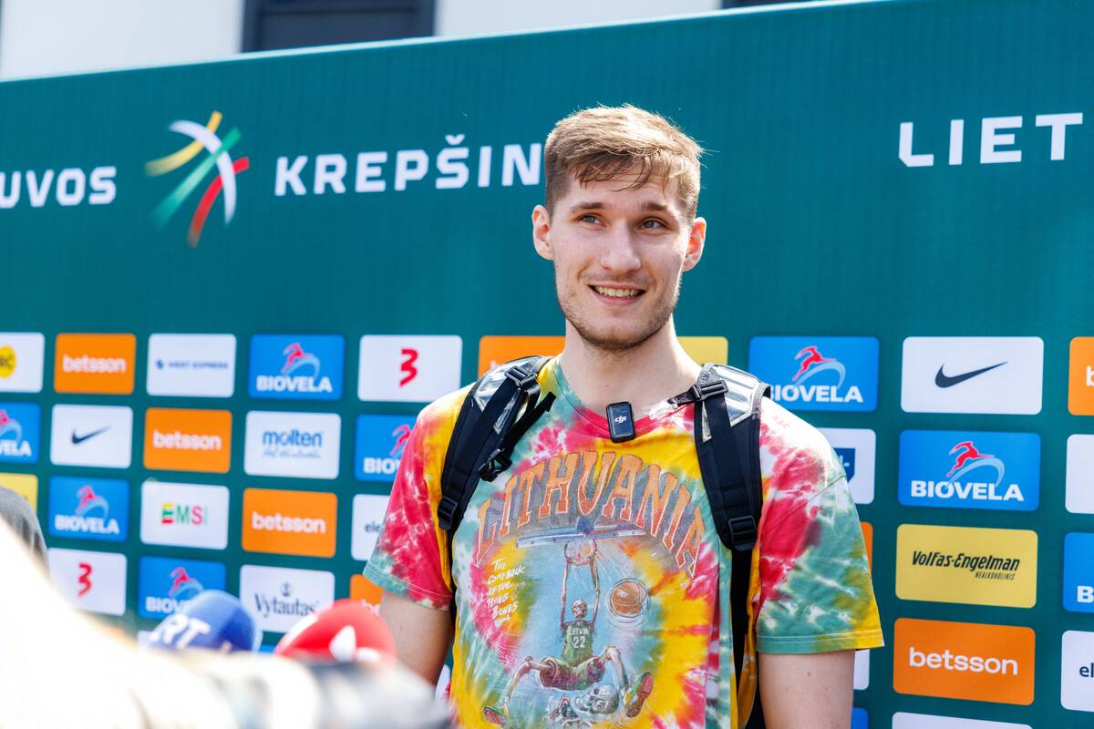 Lietuvos vyrų krepšinio rinktinė atvyko į stovyklą Birštone
