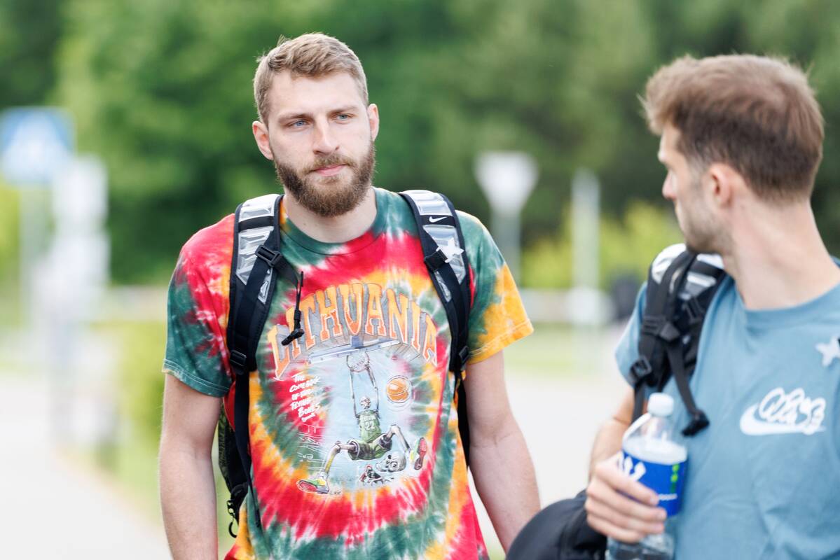 Lietuvos vyrų krepšinio rinktinė atvyko į stovyklą Birštone