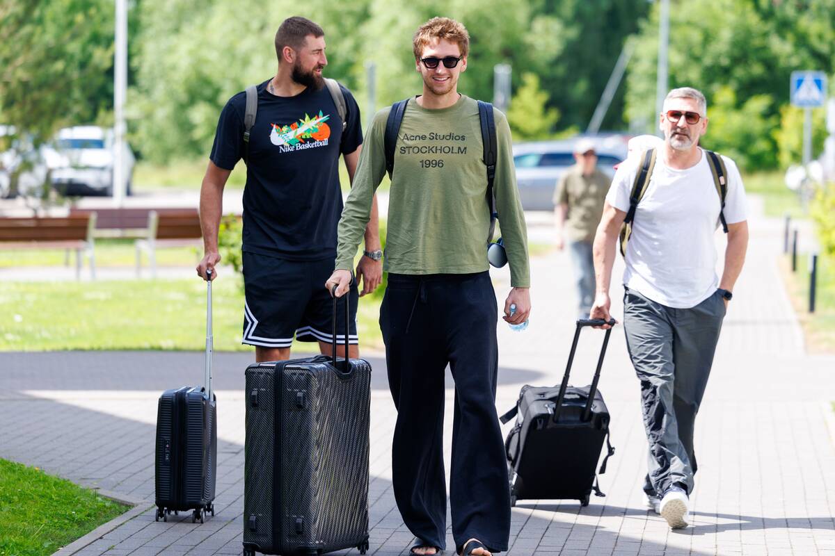 Lietuvos vyrų krepšinio rinktinė atvyko į stovyklą Birštone