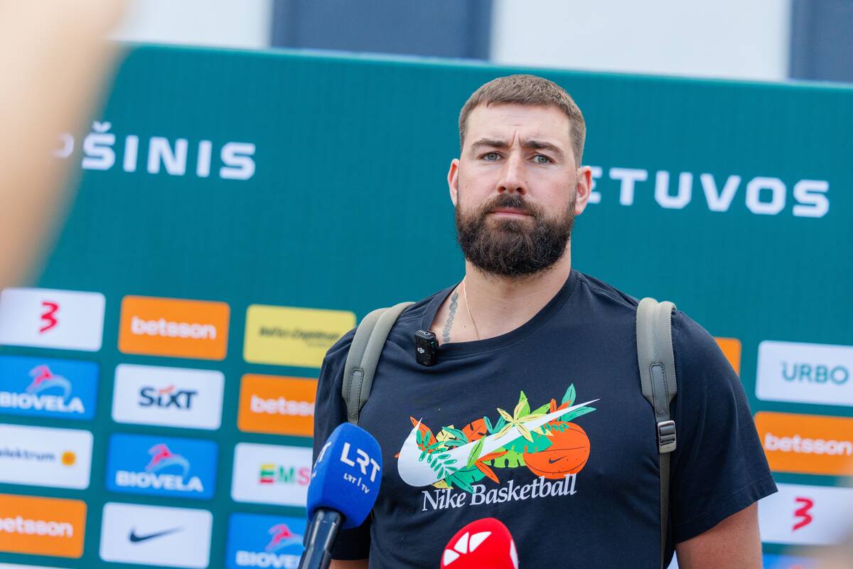 Lietuvos vyrų krepšinio rinktinė atvyko į stovyklą Birštone