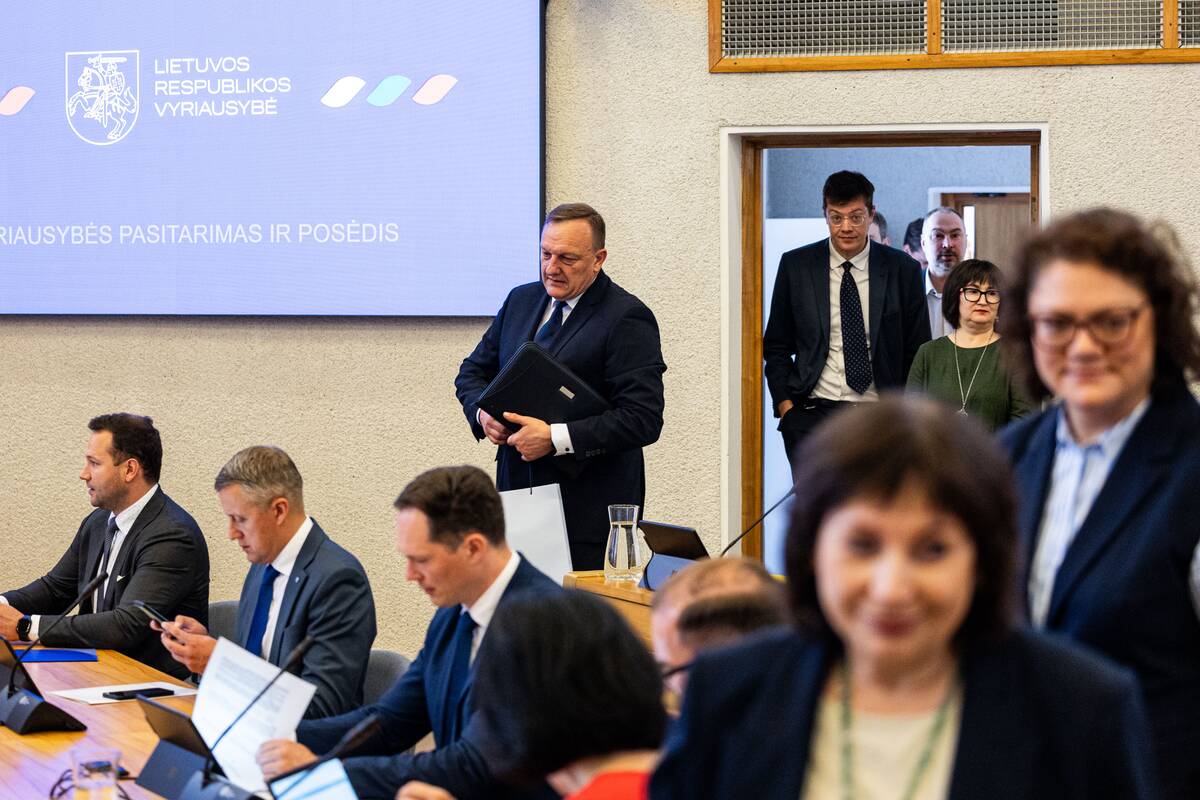 Paskutinis Ingos Ruginienės Vyriausybės kabineto posėdis