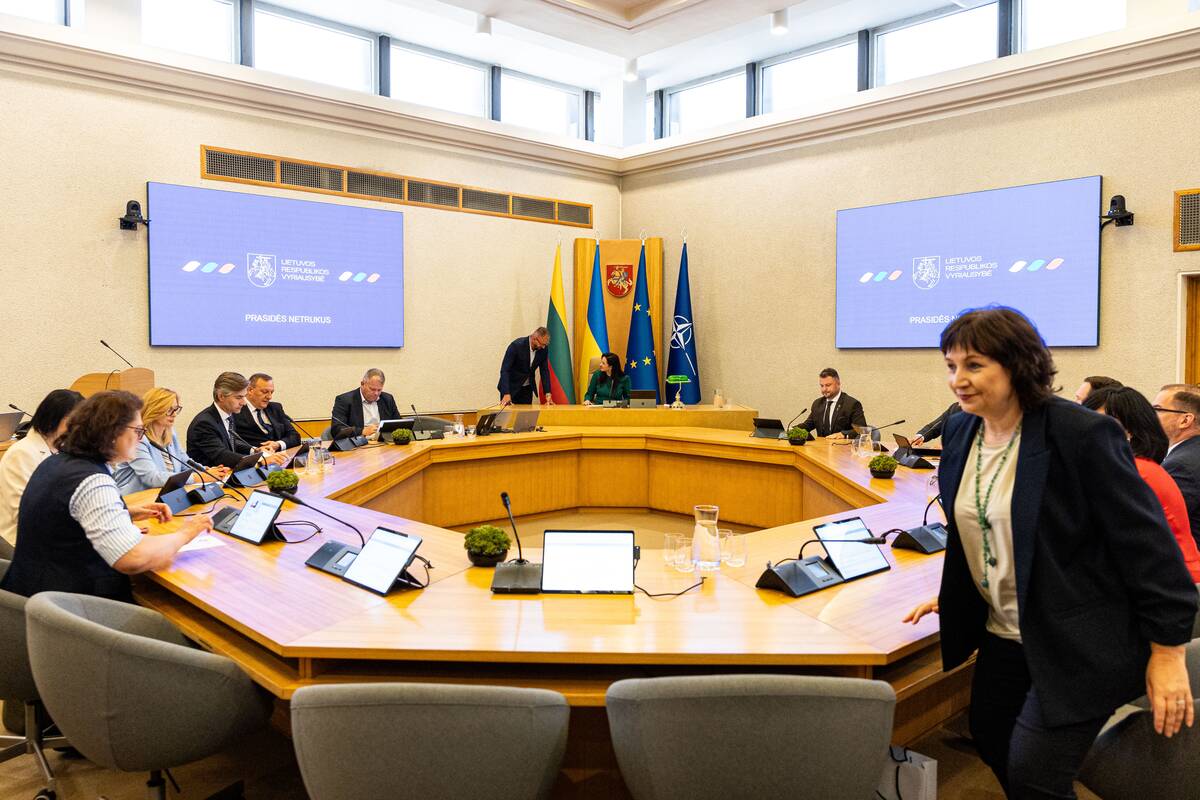 Paskutinis Ingos Ruginienės Vyriausybės kabineto posėdis