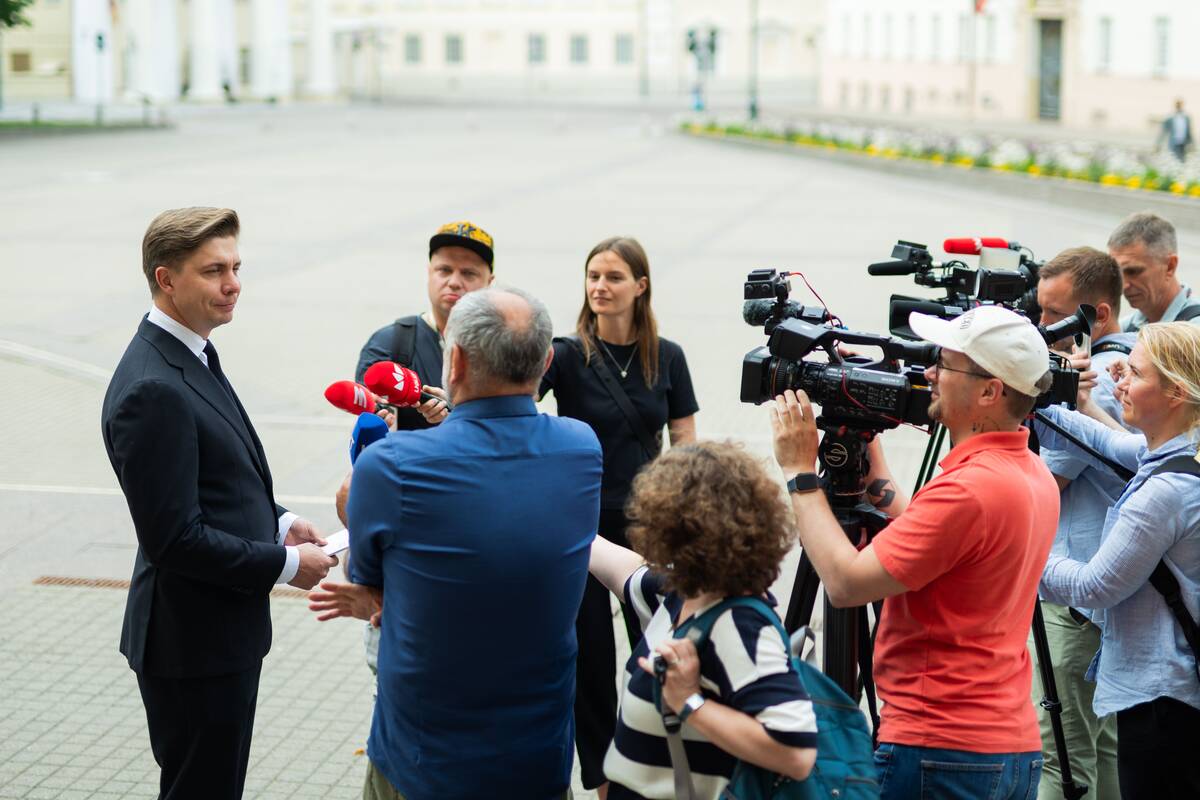Prezidentas susitiko su Mindaugu Sinkevičiumi