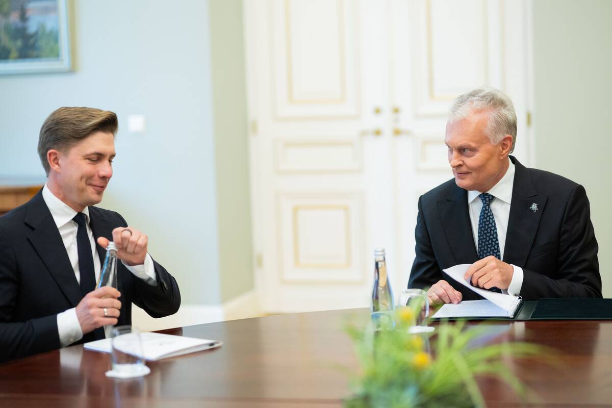 Prezidentas susitiko su Mindaugu Sinkevičiumi