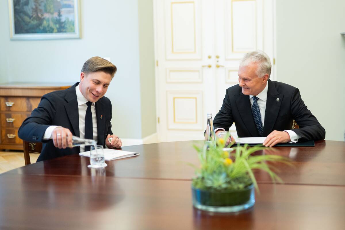 Prezidentas susitiko su Mindaugu Sinkevičiumi