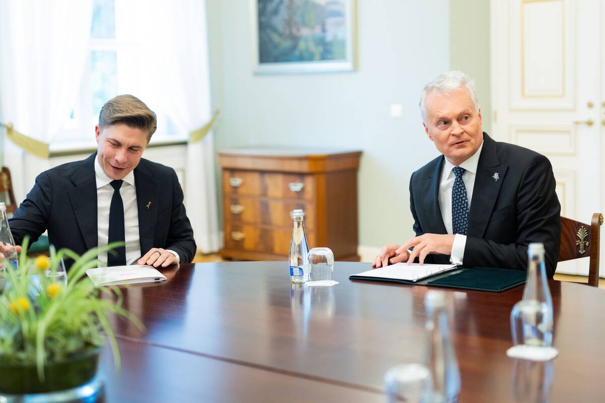 Prezidentas susitiko su Mindaugu Sinkevičiumi
