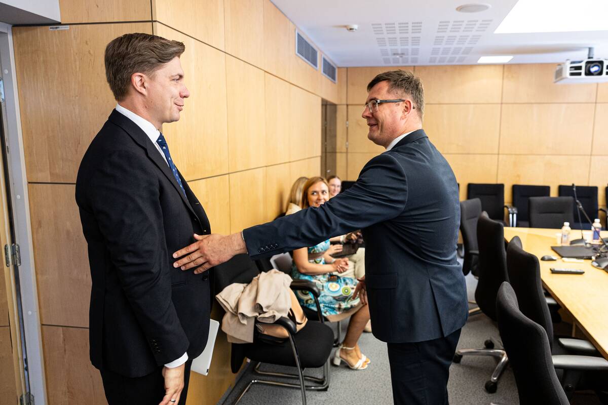 TS-LKD frakcija susitiko su Mindaugu Sinkevičiumi